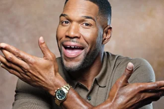 Michael Strahan: Power Build and Prime Athletic Presence Michael Strahan: Power Build and Prime Athletic Presence